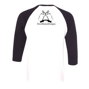 Mom 3/4  Sleeve Raglan Tee